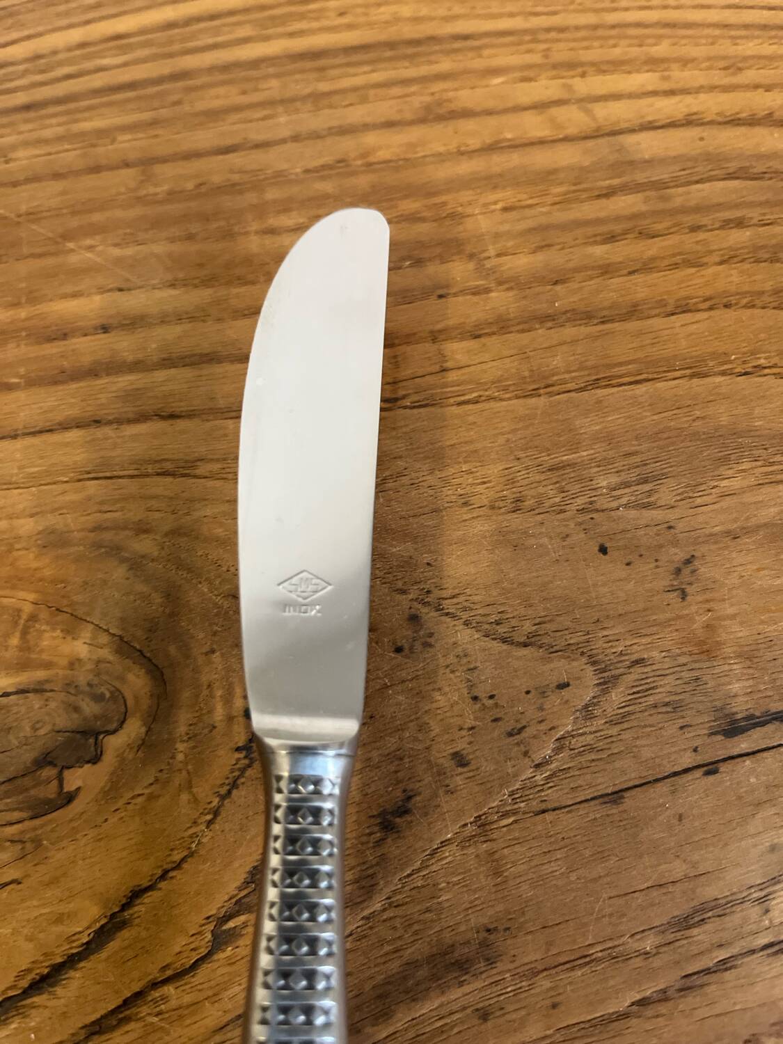 12 SMS stainless steel dessert or cheese knives