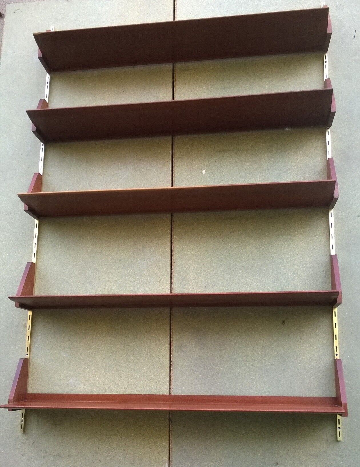 Adjustable shelf in teak, model WK 192, by Dieter Reinhold for WK MÖBEL
