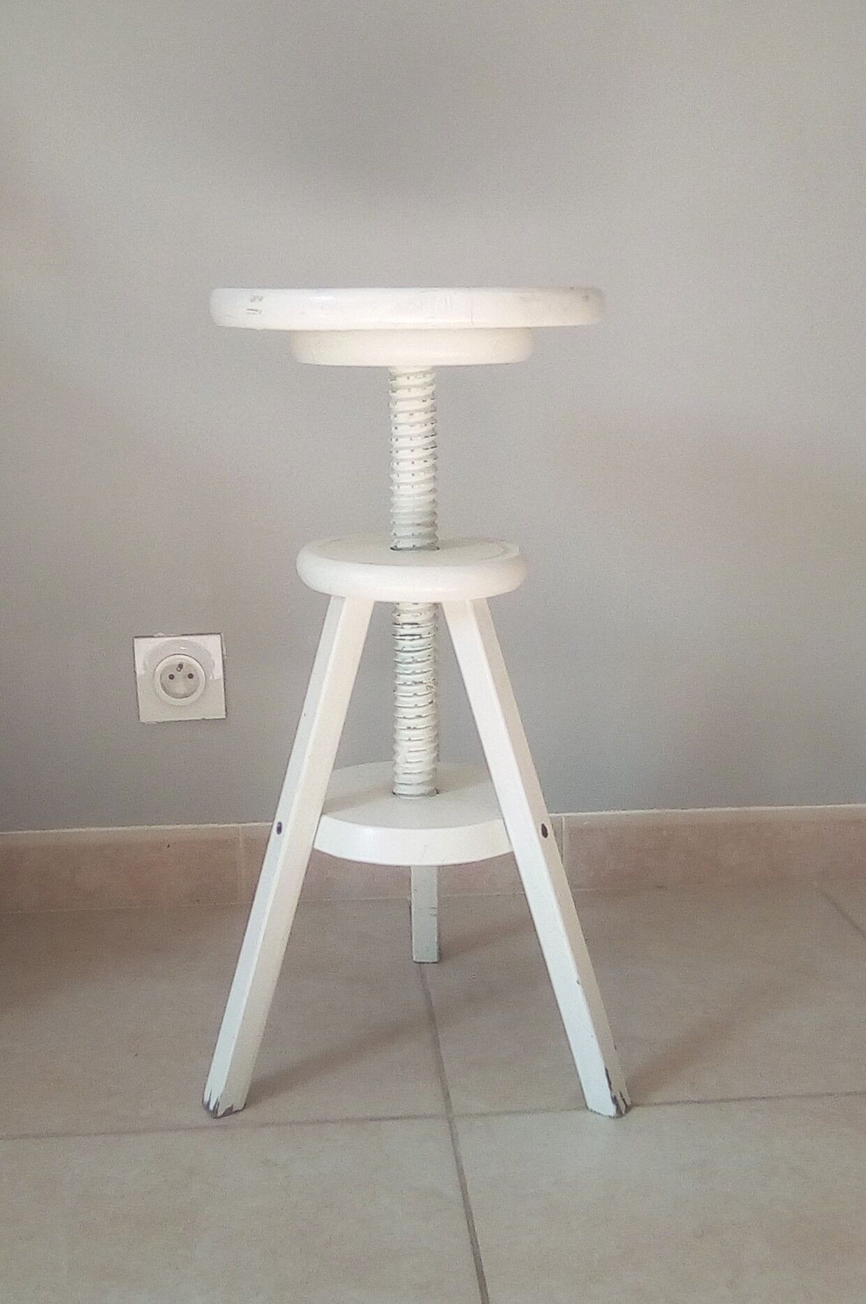 Vintage architect's stool