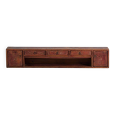 Meuble bas ancien peint en bois de pin – Chine, vers 1930