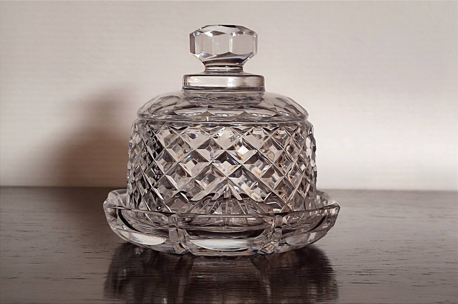 Beurrier en Cristal taillé - Superbe brillance