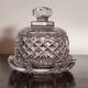 Cut crystal butter dish - Superb shine