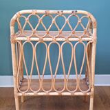 Rattan shelf