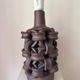 Danish studio pottery ceramic lamp, 1960s