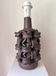 Danish studio pottery ceramic lamp, 1960s