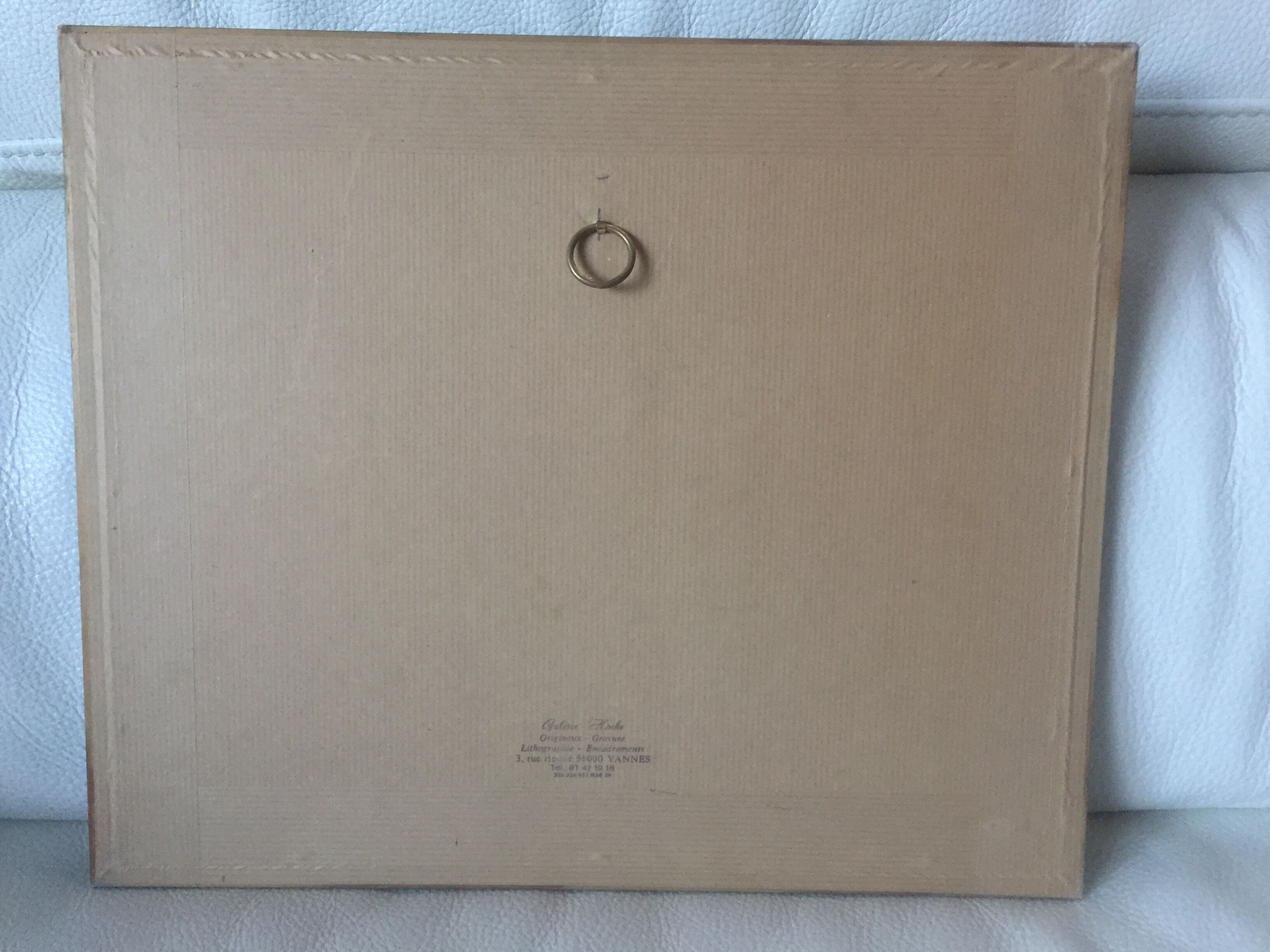 Lithograph on paper, original and signed by Martine Cotten