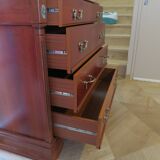 4-drawer chest of drawers – Cherry stain – Imitation Empire style – 80s