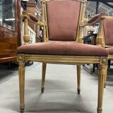 Set of 2 armchairs & 4 velvet chairs