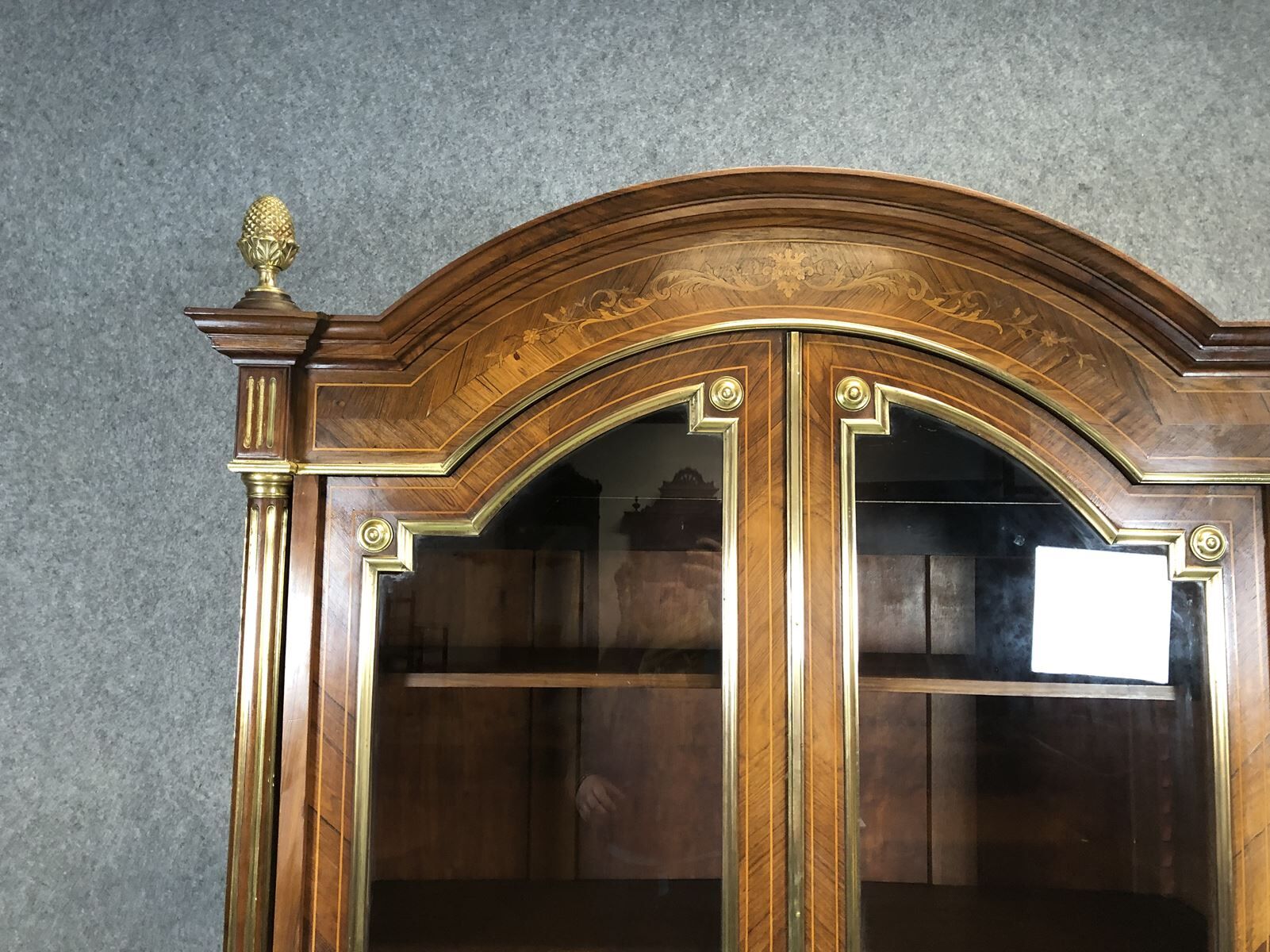 Louis XVI-style library in rosewood - late 19th century