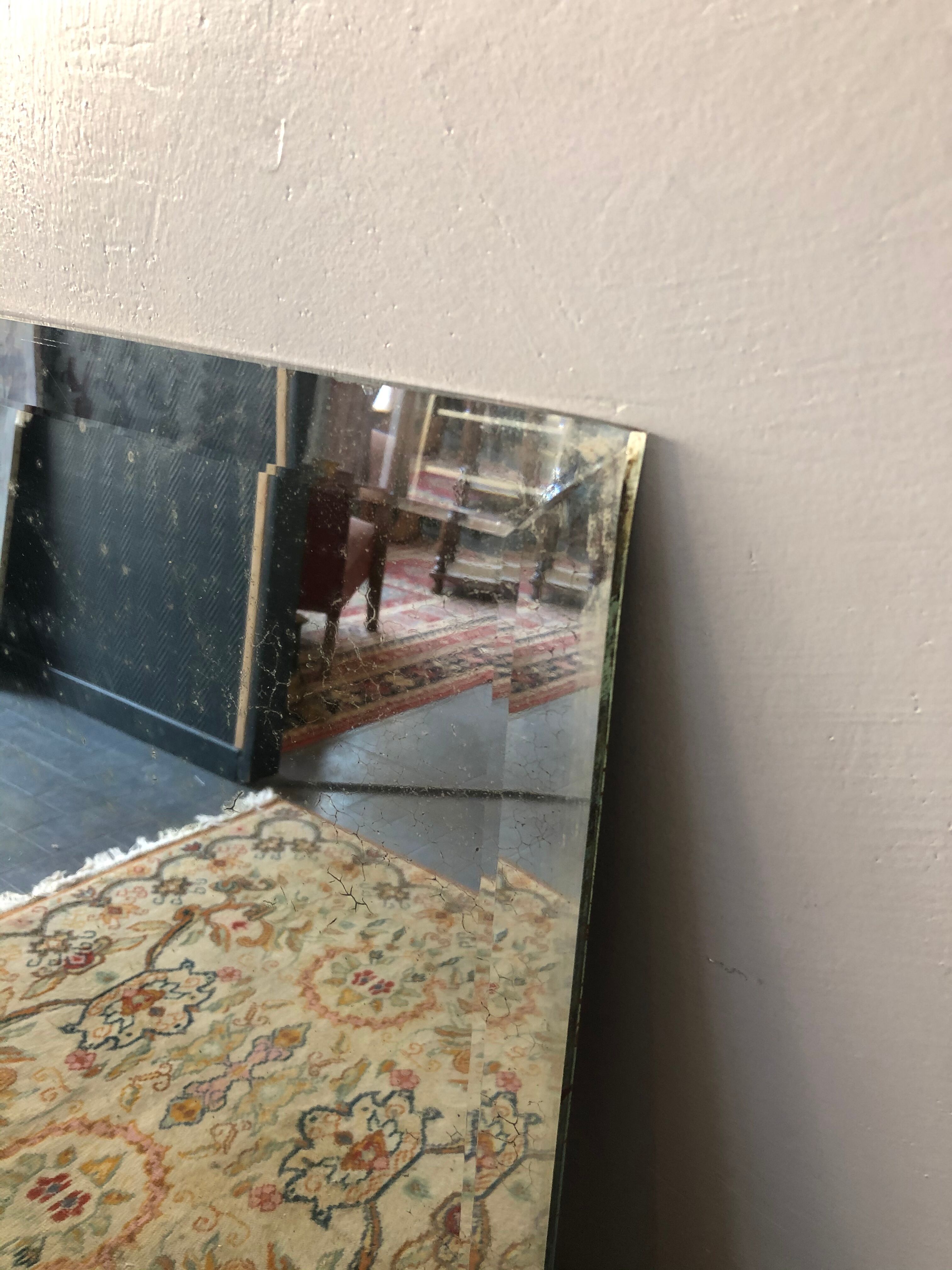 Ancient Art Deco Mirror