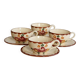 Vintage tea cups in Longchamp earthenware - Agen model