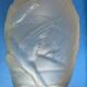 Art Nouveau frosted glass vase