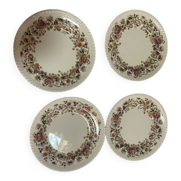 Johnson Bross Set of 4 Dessert Plates