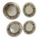 Lot de 4 assiettes à dessert Johnson Bross
