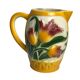 Poet Laval, jug barbotine tulips around 1940