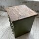 Meuble établi rangement militaire industriel vert