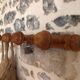Antique wooden coat hook