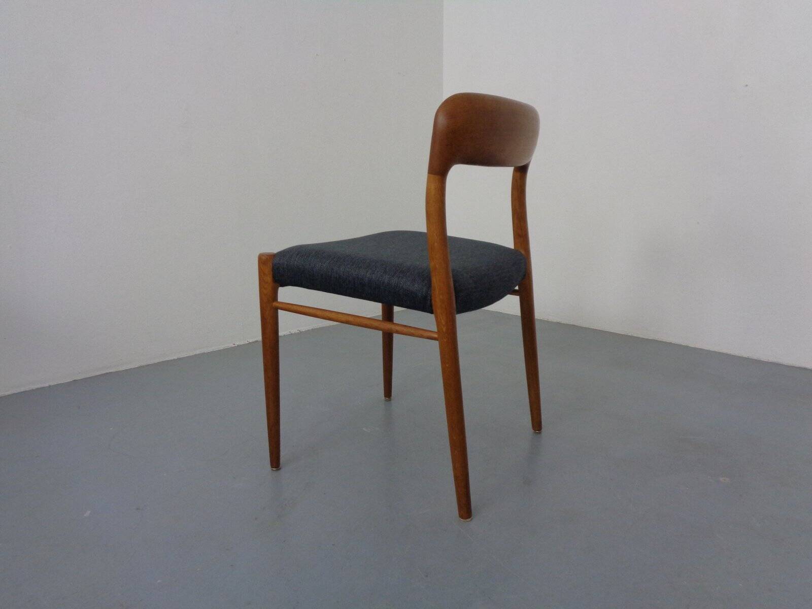 Model 75 Chair in Oak by Niels Otto Møller for J.L. Møllers, 1960s