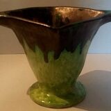Vase Montigny sur Loing period Art Deco signed Louis Baude
