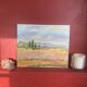 Landscape painting canvas
