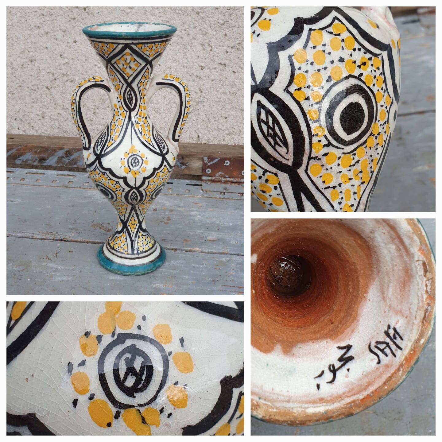 Moroccan Safi handmade vase