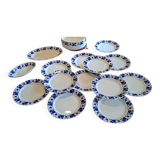 Service assiettes plates Badonviller modèle Bourgogne