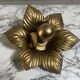 Applique fleur dorée Masca