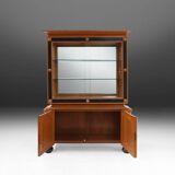 Late Art Deco Display Cabinet in Oak, Belgium 1940s