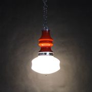 1970s Glass Pendant ,Italy