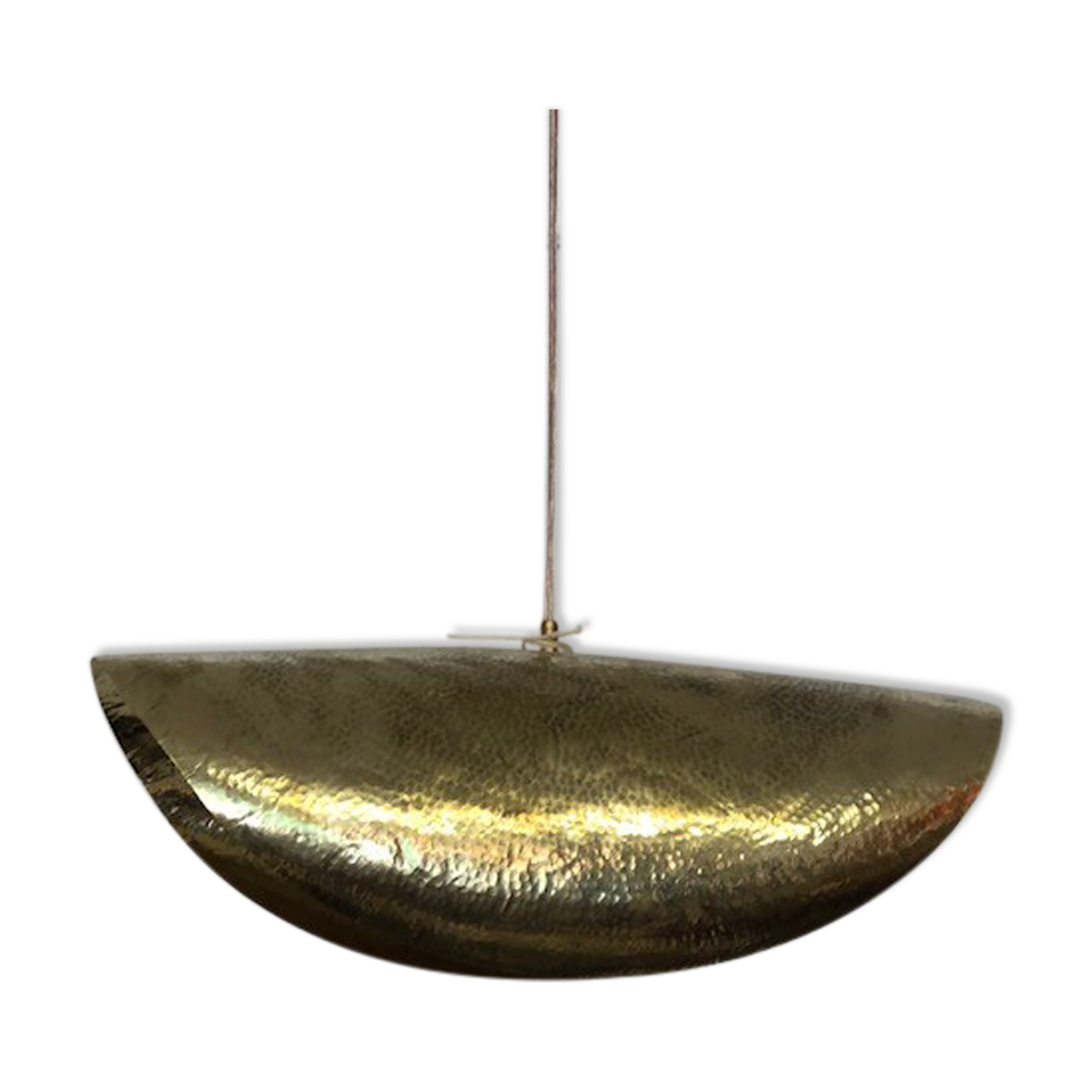 Brass chandelier