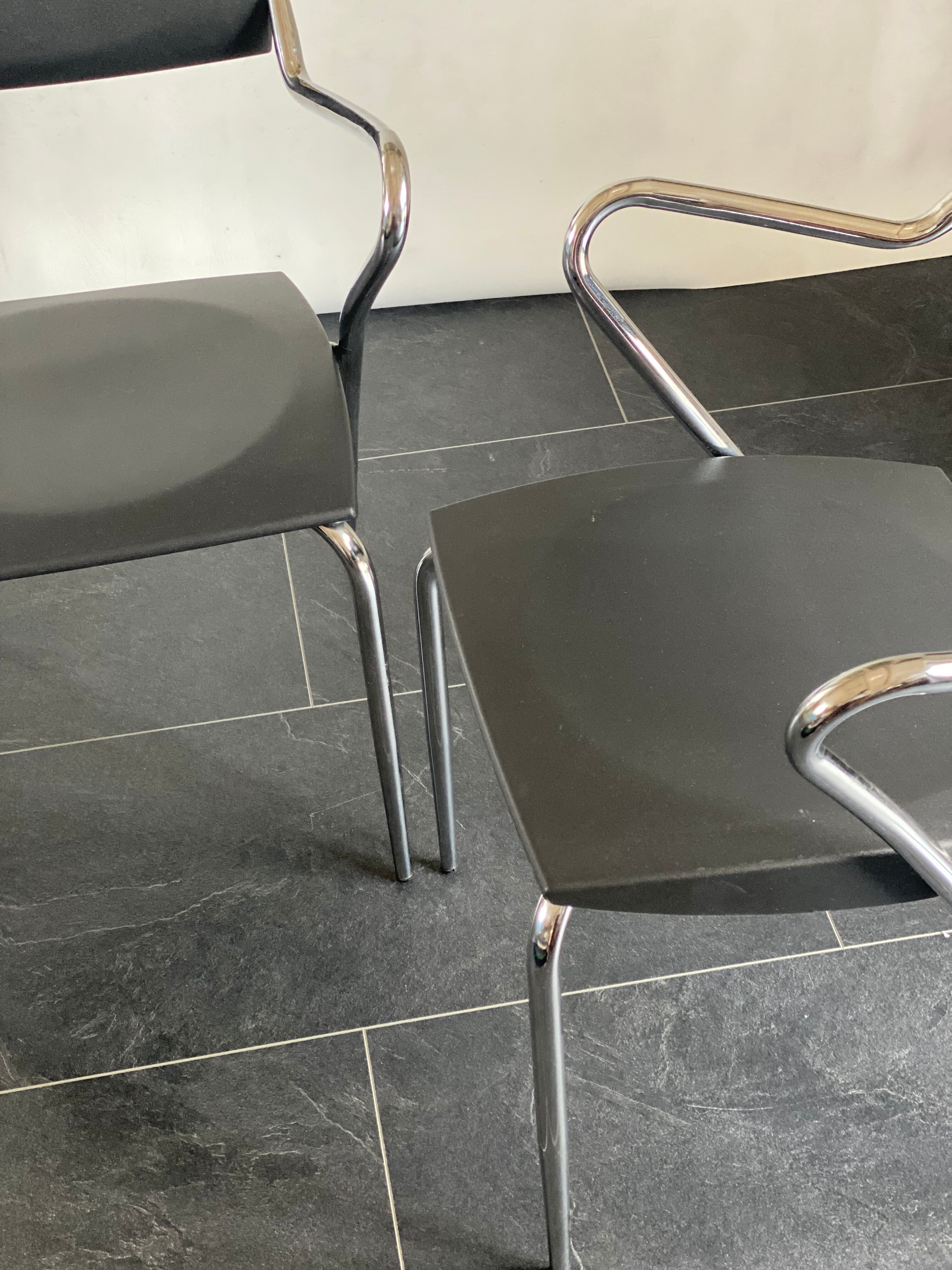 Pair of Effezeta Luna Dining Chairs