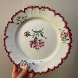 Assiette porcelaine ancienne de collection
