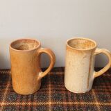 Suite of 4 sandstone mugs