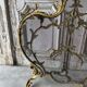 Golden bronze fire screen