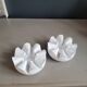 Pair of Bavarian porcelain candlesticks, Seltmann Weiden