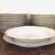 Service plates for 12 people 33 pieces Sologne porcelain