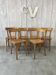 Ensemble de 6 chaises bistrot Baumann