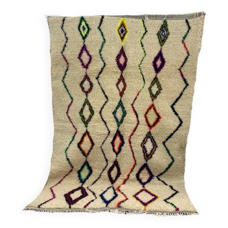 Handmade Moroccan Berber carpet 240 x 153 CM