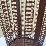 Vintage metal wastepaper basket