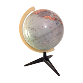 Light globe to tripod foot Rico vintage 60s