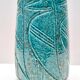 Blue and Teal Ceramic Vase in the style of Bitossi