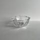 Octagonal glass cup D: 11,5cm