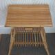 Vintage rattan bedside table