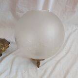 Suspension ball glass & bronze