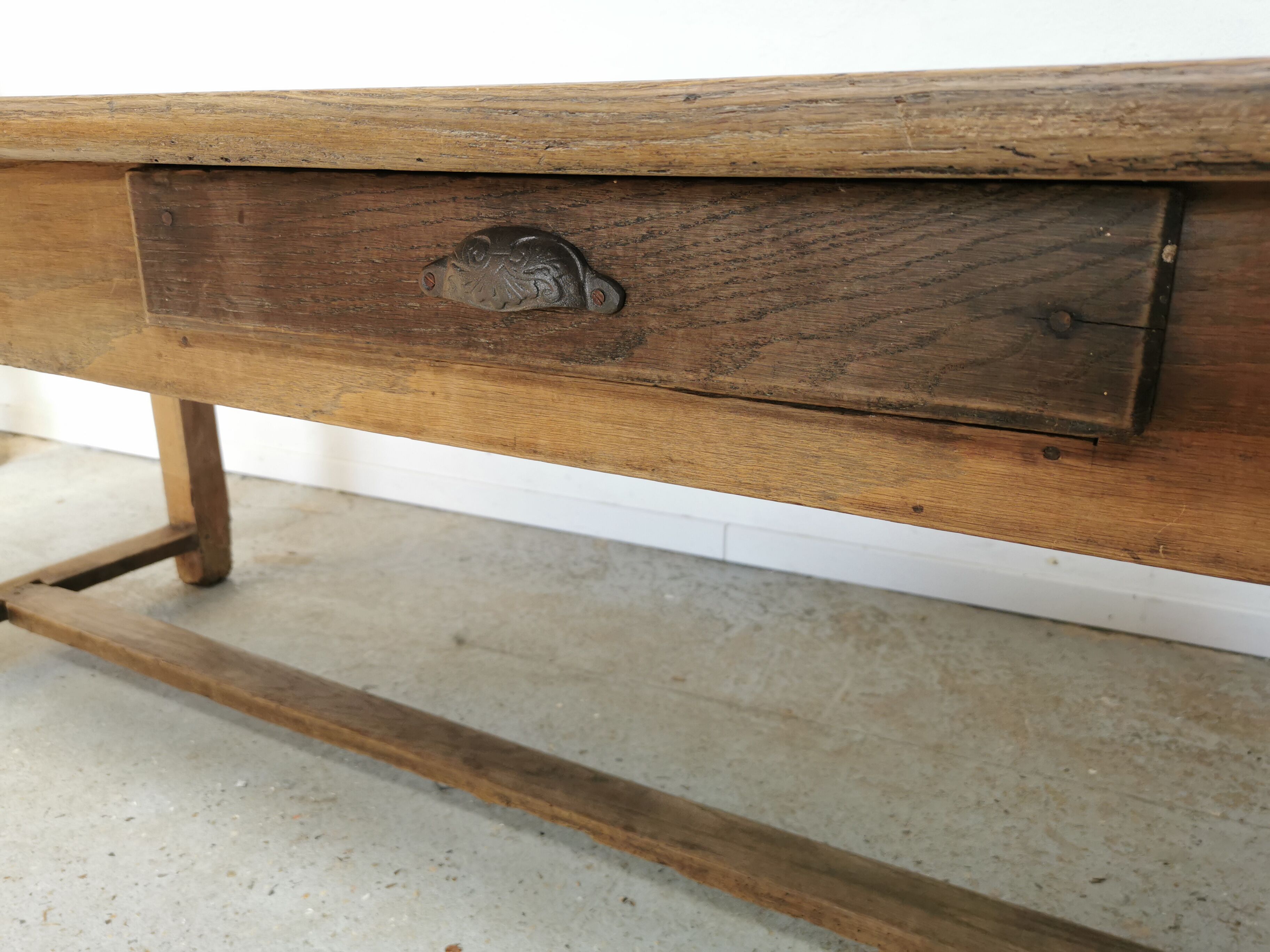 Table de ferme en chêne 260cm