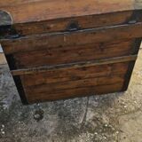 Vintage wooden trunk