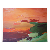 Oil on canvas by M Vanbelle