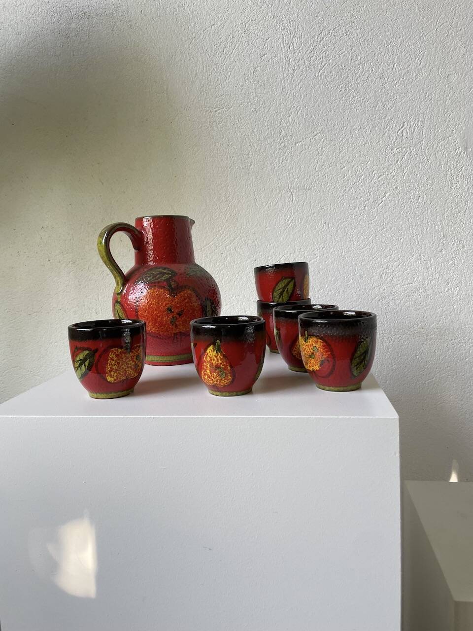 Scheurich German ceramic lemonade set