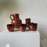 Scheurich German ceramic lemonade set