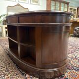 Classic English Kidney Shaped Chesterfield Desk